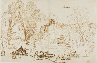 Klasická krajina - Tivoli od Claude Lorrain