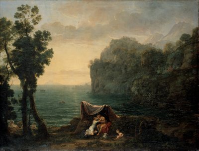 Pobřežní krajina s Acisem a Galateou od Claude Lorrain