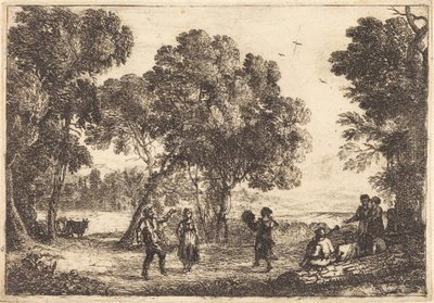 Tanec pod stromy od Claude Lorrain