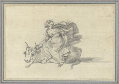 Evropa na býka Studie zvířat z Animal Album (název série) od Claude Lorrain