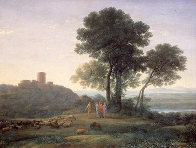 Jacob s Labanem a jeho dcerami od Claude Lorrain