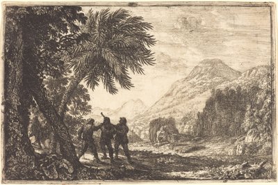 Krajina s lupiči (Scène de brigands) od Claude Lorrain