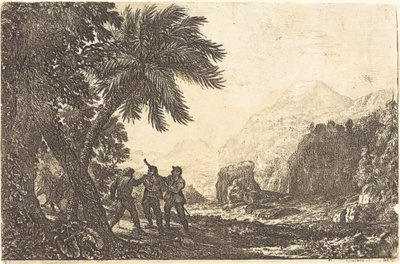 Krajina s lupiči (Scène de brigands) od Claude Lorrain