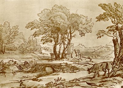 Krajina s mostem od Claude Lorrain