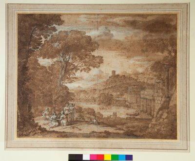 Krajina s nymfou Egeria truchlící nad Numou od Claude Lorrain