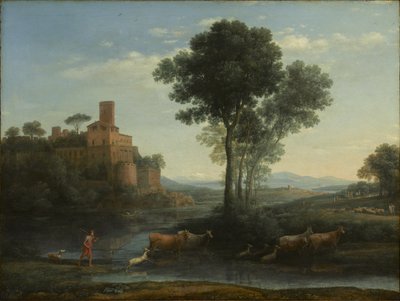 Krajina s Jákobovou cestou od Claude Lorrain