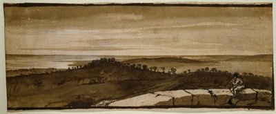 Panorama z hory Sasso od Claude Lorrain