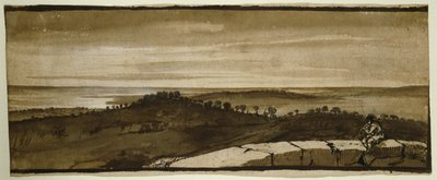 Panorama ze Sasso, 1649-1655 od Claude Lorrain