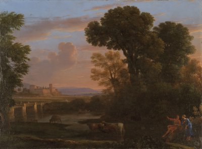 Pastorační krajina, 1648 od Claude Lorrain