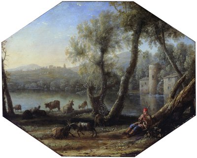 Pastorální krajina od Claude Lorrain