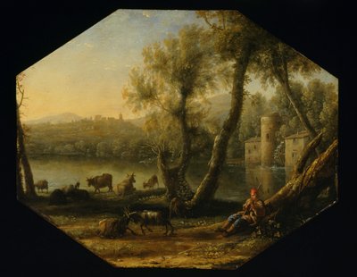 Pastorální krajina od Claude Lorrain