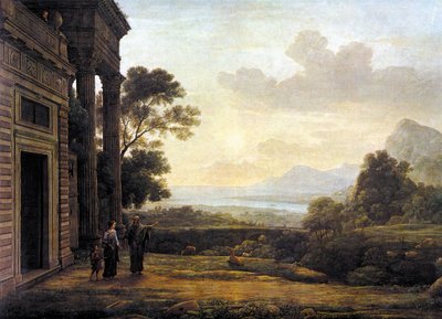 Vyhnání Hagar od Claude Lorrain