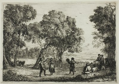Country Tanec od Claude Lorrain