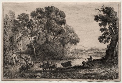 The Cowherder. od Claude Lorrain