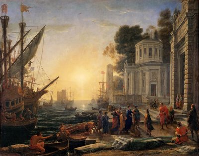 Vylodění Kleopatry v Tarsu od Claude Lorrain