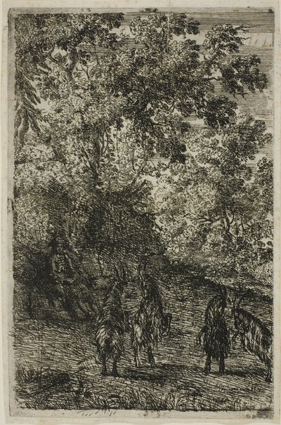 Čtyři kozy od Claude Lorrain