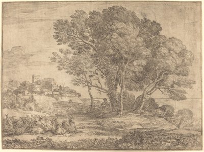 Pastýř koz od Claude Lorrain