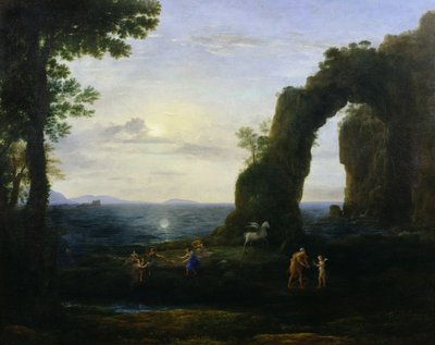 Původ korálu aneb Perseus s hlavou Medúzy od Claude Lorrain
