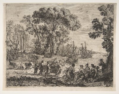 Znásilnění Evropy, 1634. od Claude Lorrain