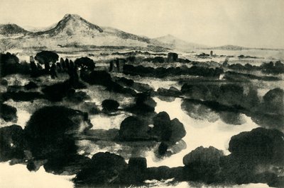 Řeka Tiber, Řím, Itálie, c1640, 1943. od Claude Lorrain