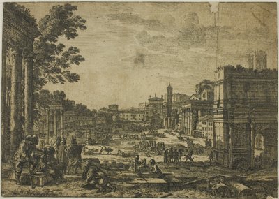 Forum Romanum od Claude Lorrain