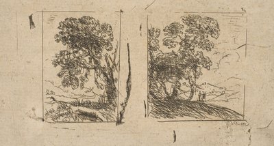 Dvě krajiny, ca. 1630. od Claude Lorrain