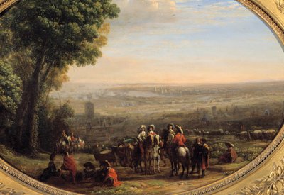Sídlo Rochelle od Ludvíka XIII. (1601-1643) 8. října od Claude Lorrain