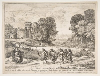 Čas, Apollo a roční období, 1662. od Claude Lorrain