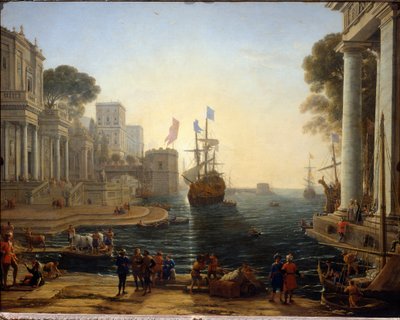 Ulysse představuje Chryseis svému otci (Painting od Claude Lorrain