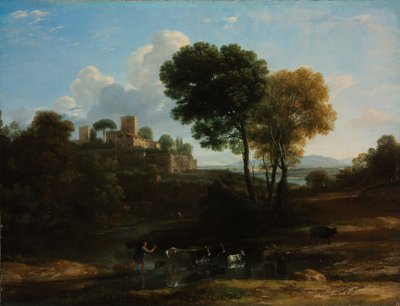 Vila v římské Kampánii od Claude Lorrain