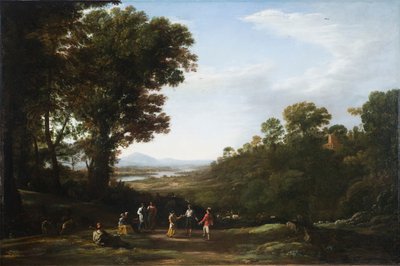 Vesničané tančí od Claude Lorrain