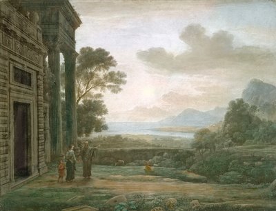 Vyhnání Hagar, 1668 od Claude Lorrain