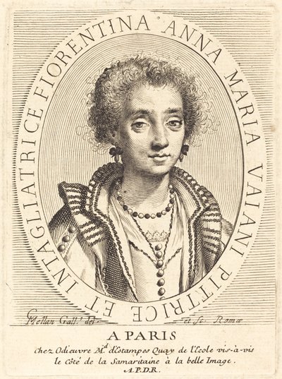 Anna Maria Vaiani od Claude Mellan