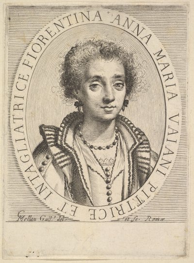 Anna Maria Vaiani, 1624-36. od Claude Mellan