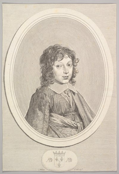 Armand de Bourbon, princ z Conti. od Claude Mellan