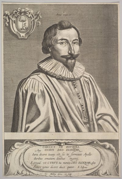 Charles de Bouque. od Claude Mellan