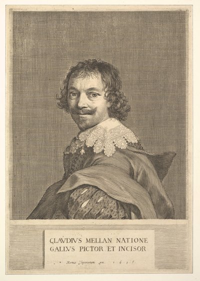 Claude Mellan: Autoportrét, 1635. od Claude Mellan