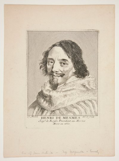 Henry de Mesmes od Claude Mellan