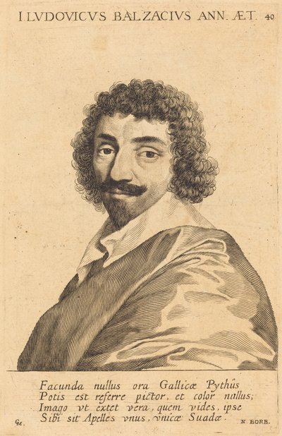Jean-Louis Guez de Balzac od Claude Mellan