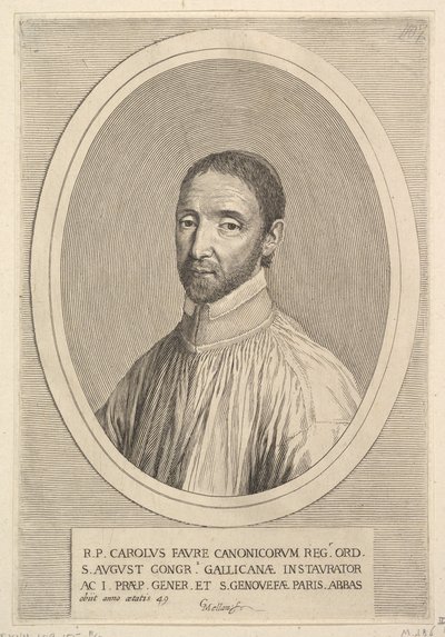 Otec Charles Faure. od Claude Mellan