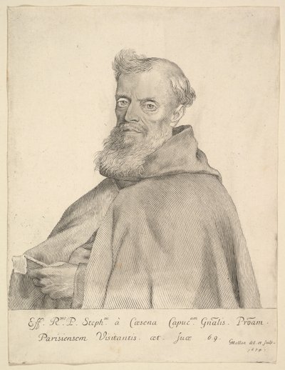 Otec Štěpán z Ceseny, 1674. od Claude Mellan