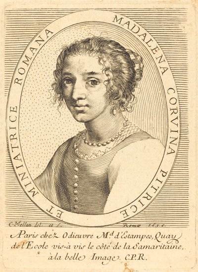 Maddalena Corvina od Claude Mellan