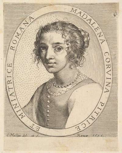 Maddalena Corvina, 1636. od Claude Mellan