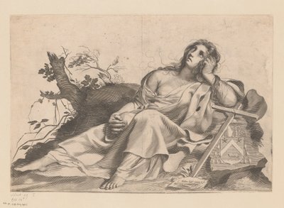 Marie Magdalena od Claude Mellan