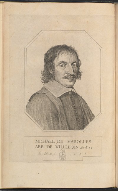 Michael z Marolles od Claude Mellan