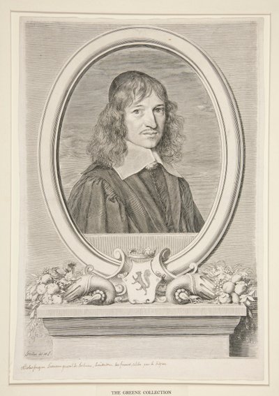 Nicholas Fouquet, vikomt z Melun a Vaux (1615-1680) od Claude Mellan