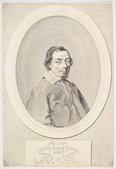 Nicolas Grillié, biskup z Uzès.n.d. od Claude Mellan