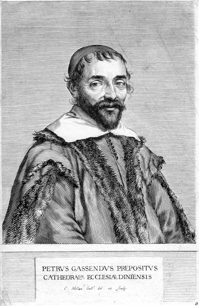 Pierre Gassendi, francouzský filozof a vědec, 17. století od Claude Mellan