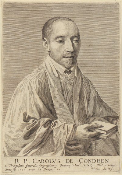 Portrét Charlese de Condrena od Claude Mellan