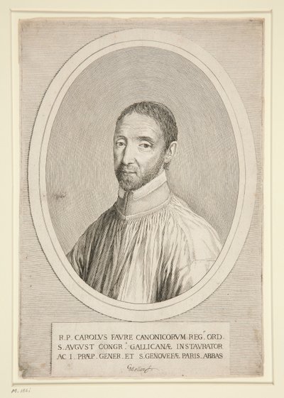 Portrét Charlese Favre od Claude Mellan